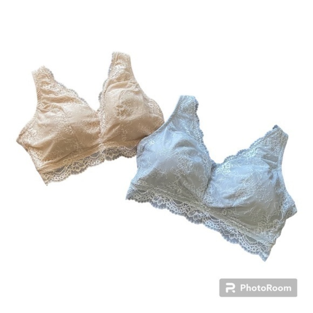 Secret Treasures Lace Bralettes Full Figure